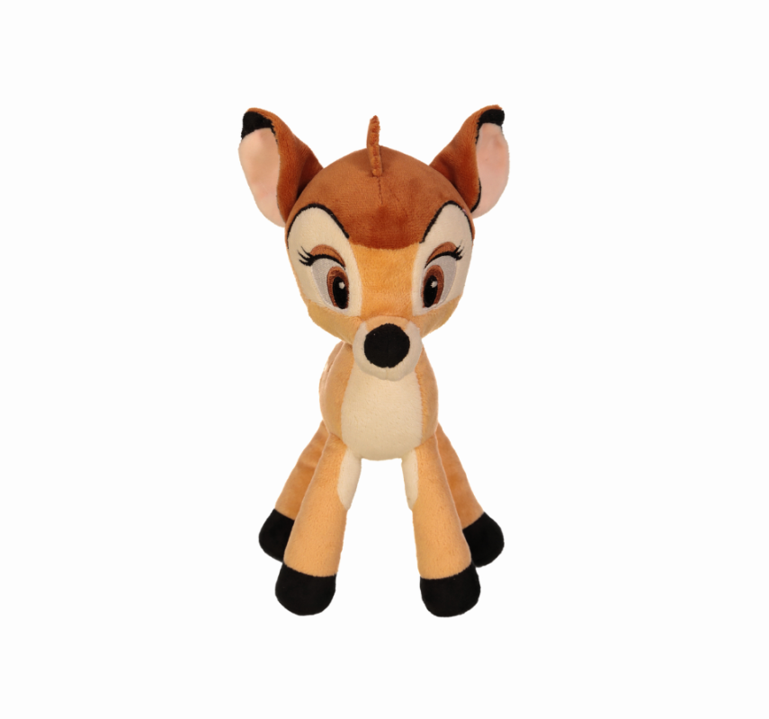  bambi faon peluche cutie beige marron 25 cm 